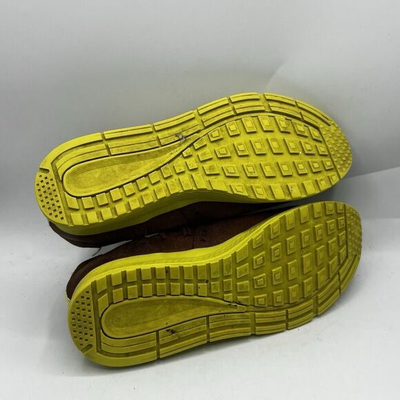 Velez Oxford Shoes Mens 8 Brown/Yellow Leather Wingtip Lace Up Colombian Made - Picture 8 of 15